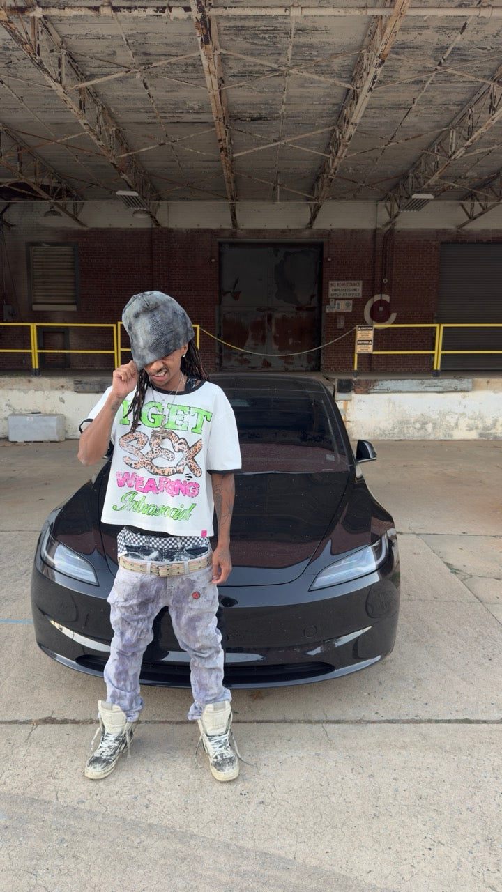 "Denim Edged" S3X TEE