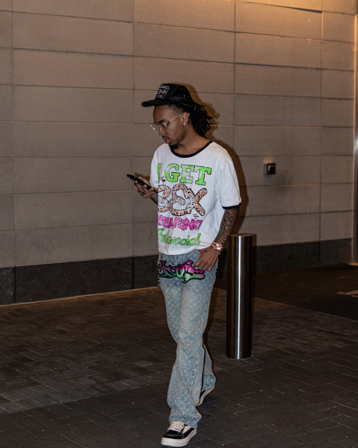 "Denim Edged" S3X TEE