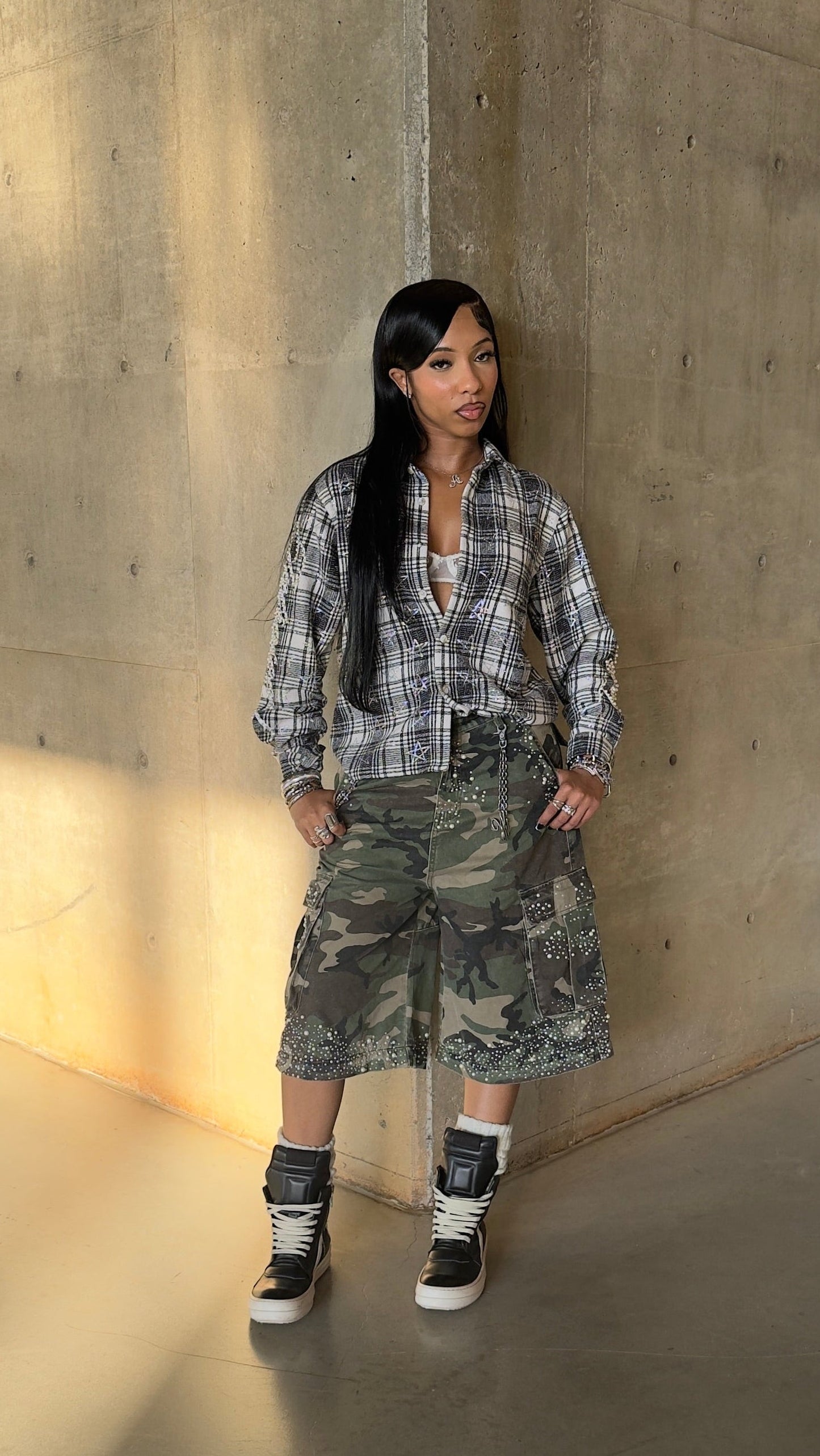 "Stone Pearly" Flannel