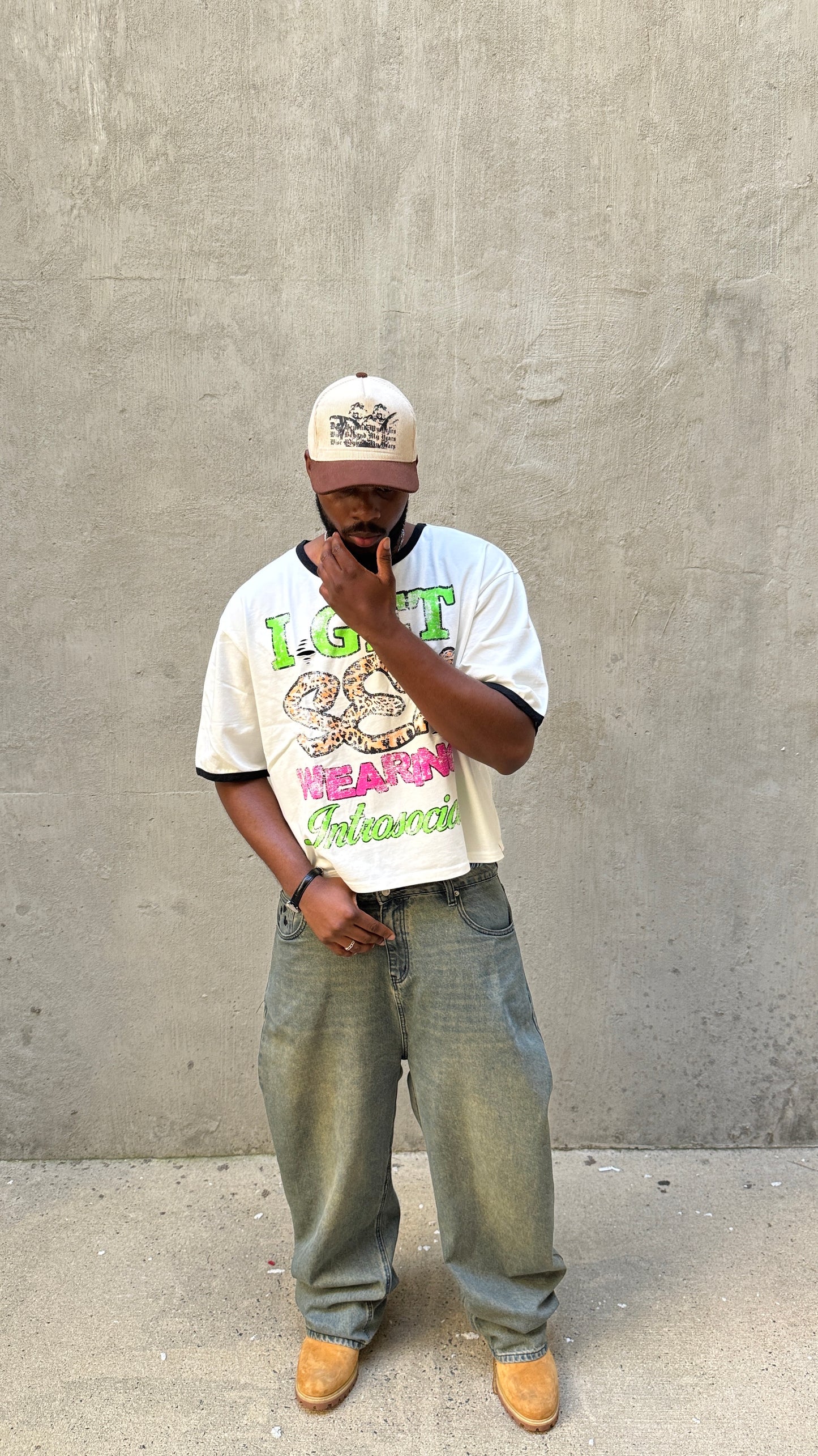 "Denim Edged" S3X TEE